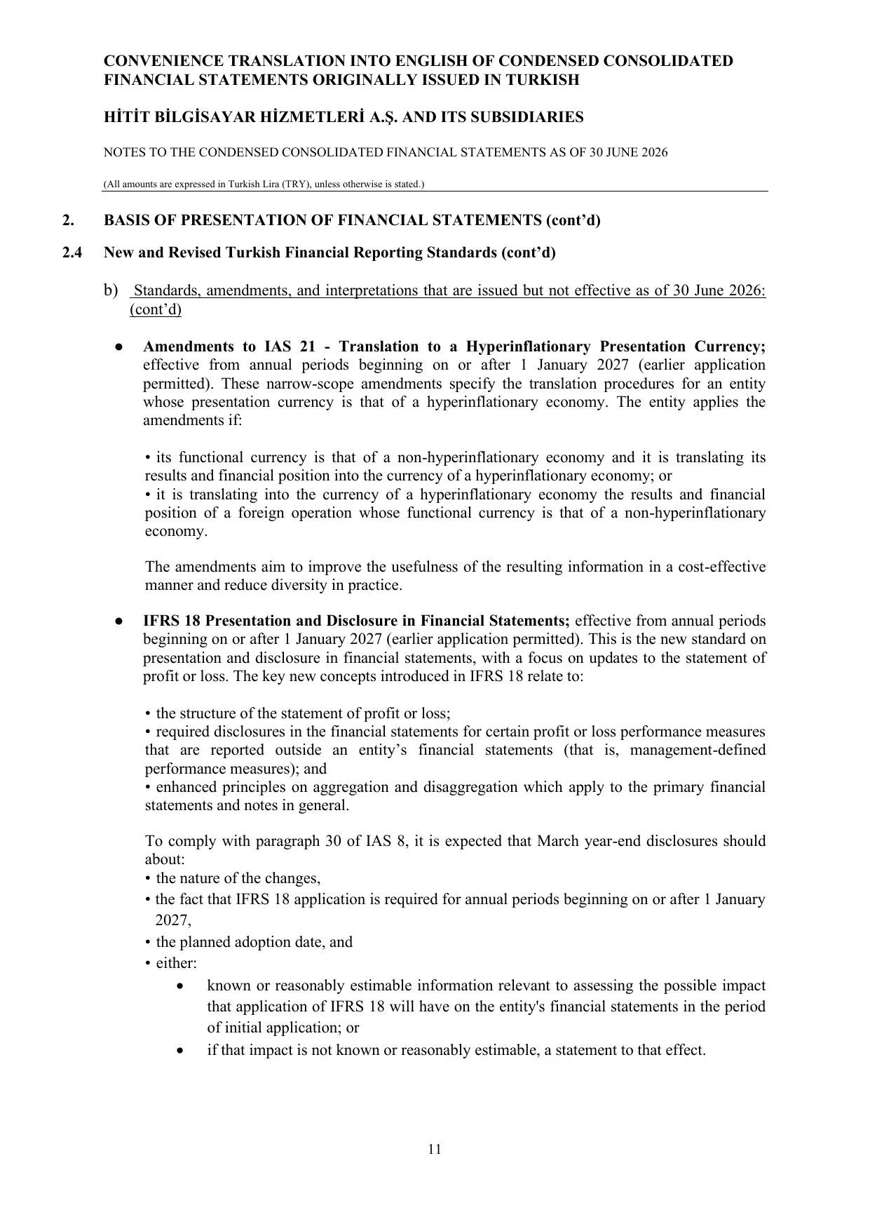 30.06.2026 Financial Report.pdf — sayfa 14