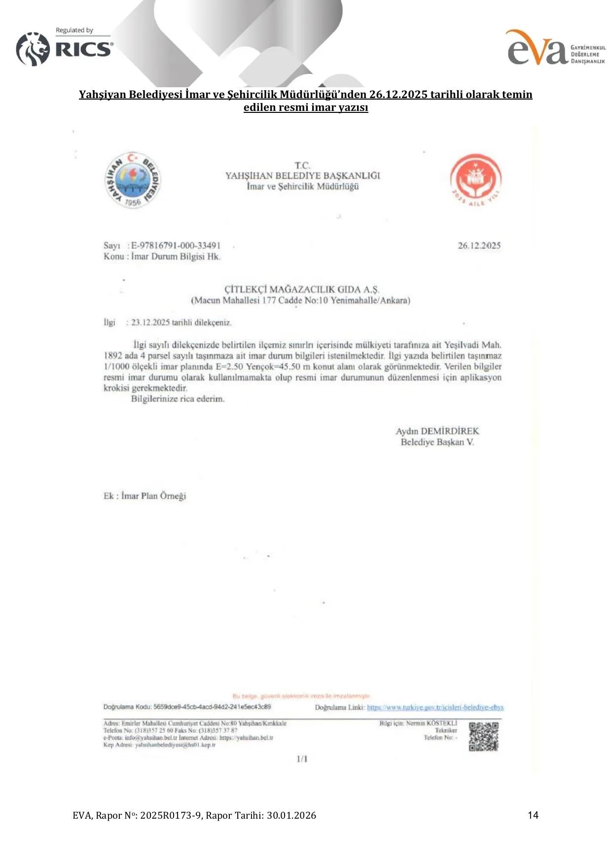5D. 2025R0173_9_รฤฐTLEKรฤฐ MAฤZACILIK_KIRIKKALE_ARSA RAPORU.pdf โ sayfa 14