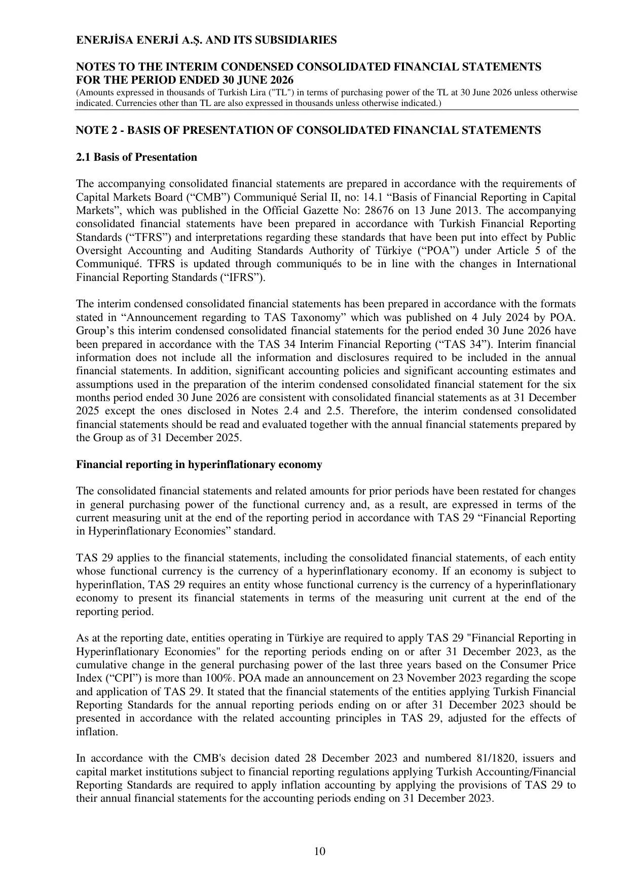 ENJSA 30 June 2026 Consolidated Financial Statements.pdf โ sayfa 14