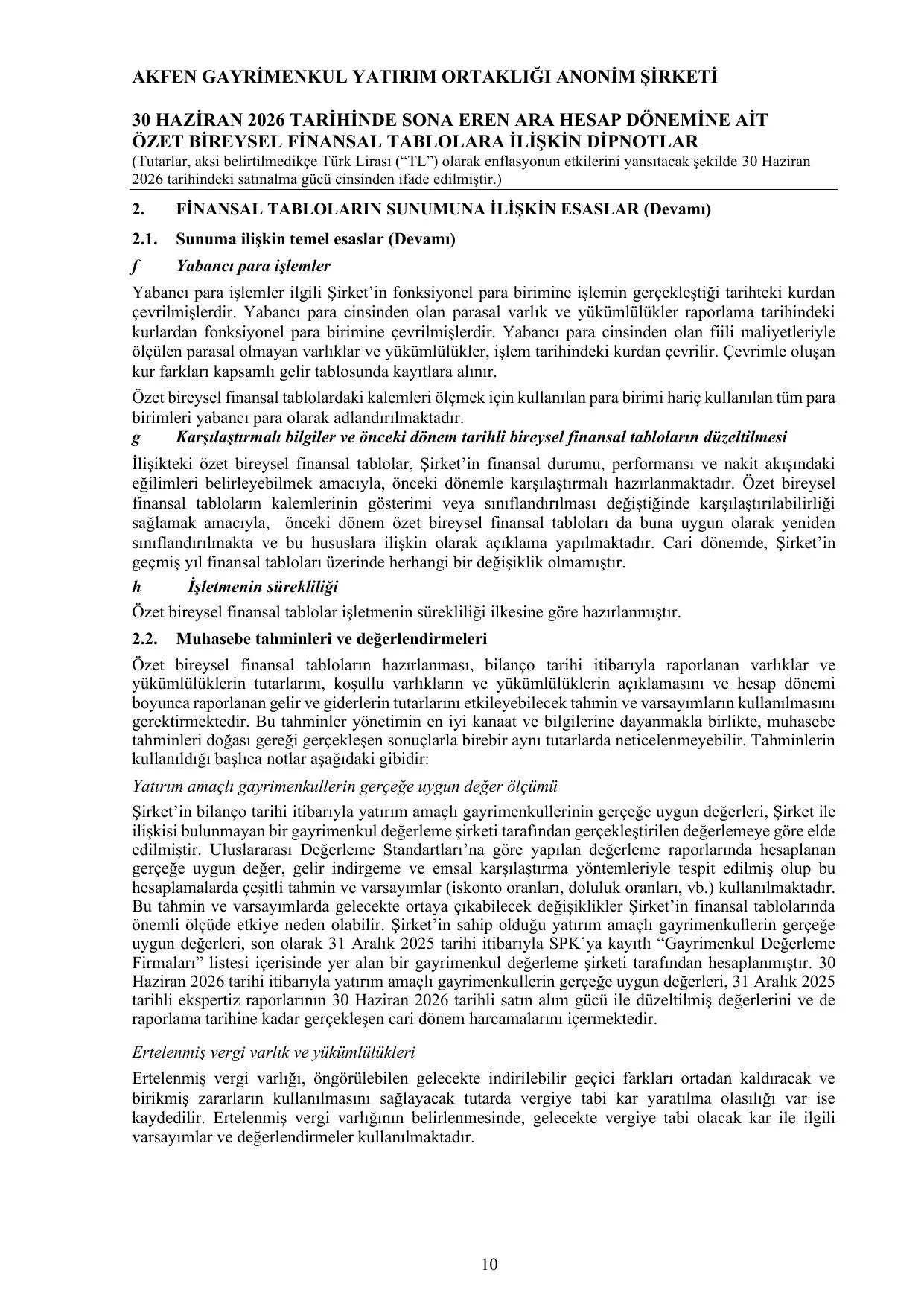 AKFEN GYO 30 06 2026 - SPK - รzet Solo - TR.pdf โ sayfa 14