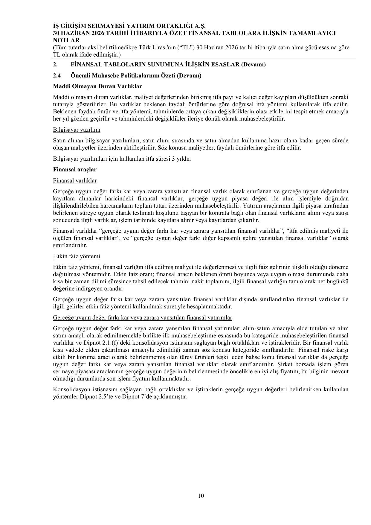 ฤฐล Giriลim Sermayesi Yatฤฑrฤฑm Ortaklฤฑฤฤฑ 30.06.2026 Final.pdf โ sayfa 14