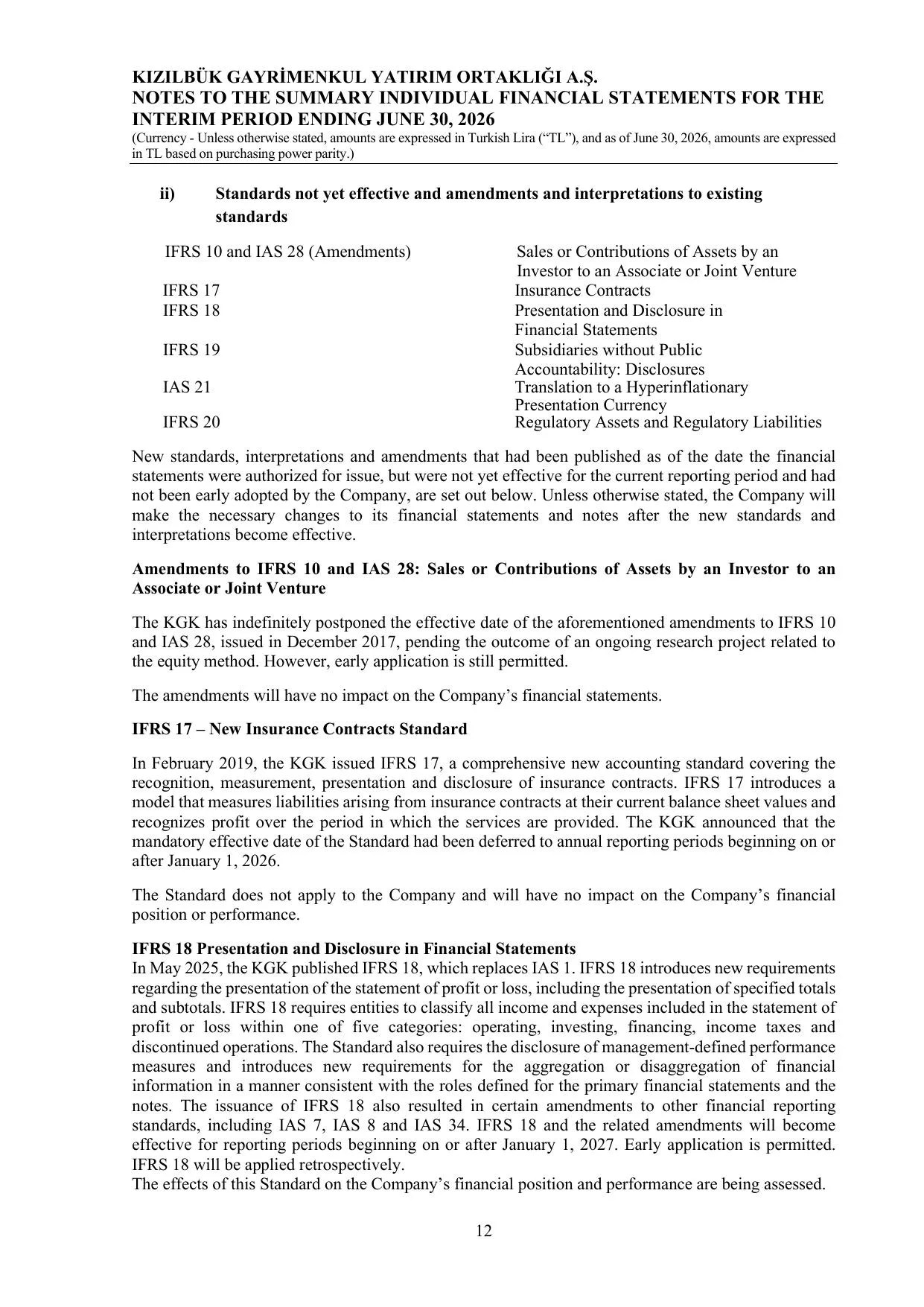 Kฤฑzฤฑlbรผk_GYO_Standalone_Financial_Statements_30062026.pdf โ sayfa 14