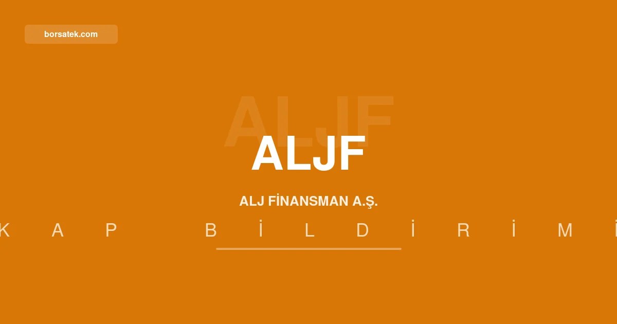 ALJ Finansman'ฤฑn net kรขrฤฑ yรผzde 80 dรผลtรผ, tรผrev iลlem zararฤฑ katlandฤฑ Borsatek
