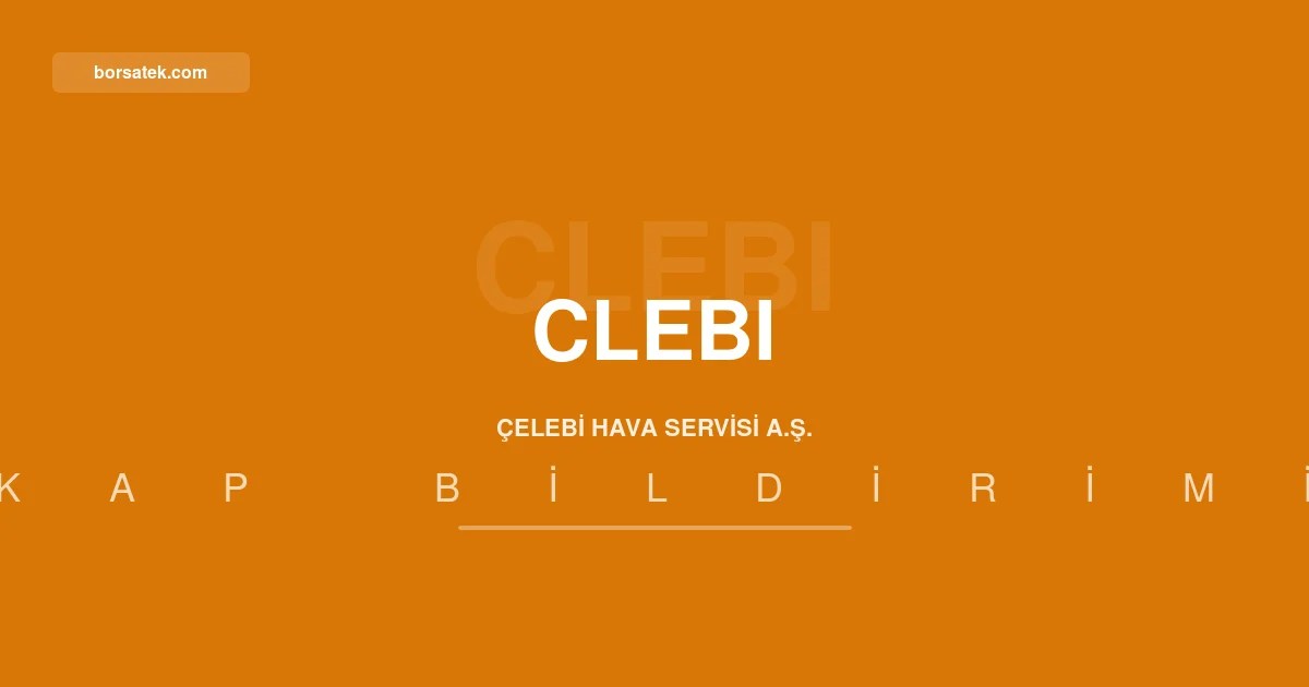 รelebi Hava Servisi'nin Endonezya baฤlฤฑ ortaklฤฑklarฤฑna 2,2 milyon dolar sermaye katkฤฑsฤฑ Borsatek