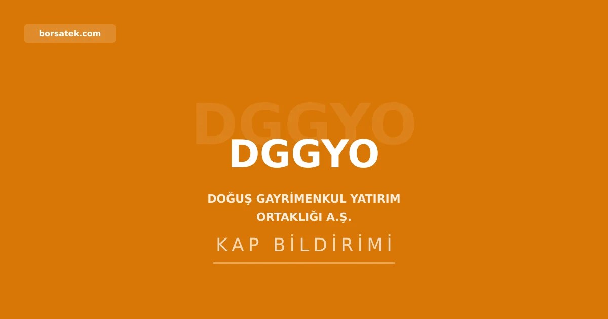 Doฤuล GMYO'dan pay sahiplerine YTM baลvuru sรผre uyarฤฑsฤฑ Borsatek