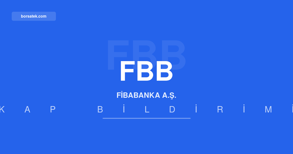 Fibabanka'da รผst dรผzey ayrฤฑlฤฑk: Genel mรผdรผr yardฤฑmcฤฑsฤฑ gรถrevinden ayrฤฑldฤฑ Borsatek