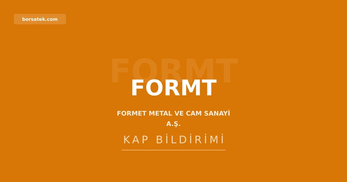 Formet Metal ikinci 6 MW'lık güneş santralini kuracak Borsatek