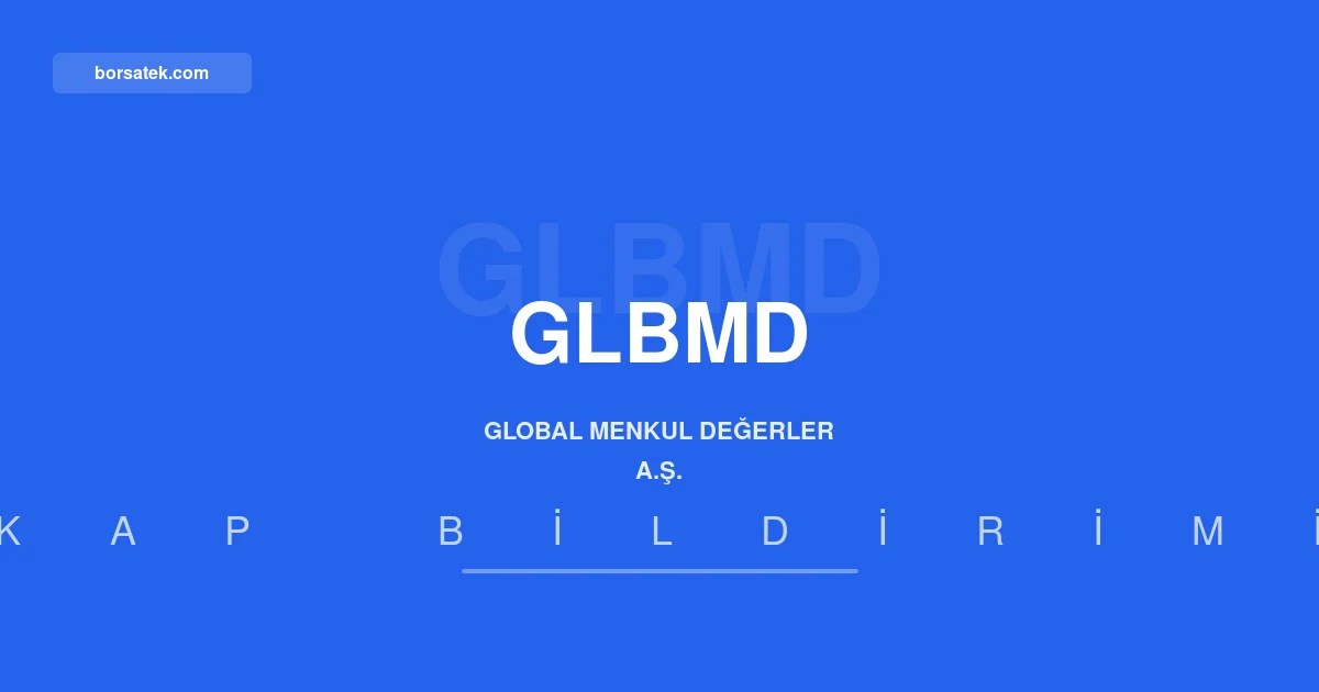 Global Menkul, YTM ödeme süreci için uyardı Borsatek