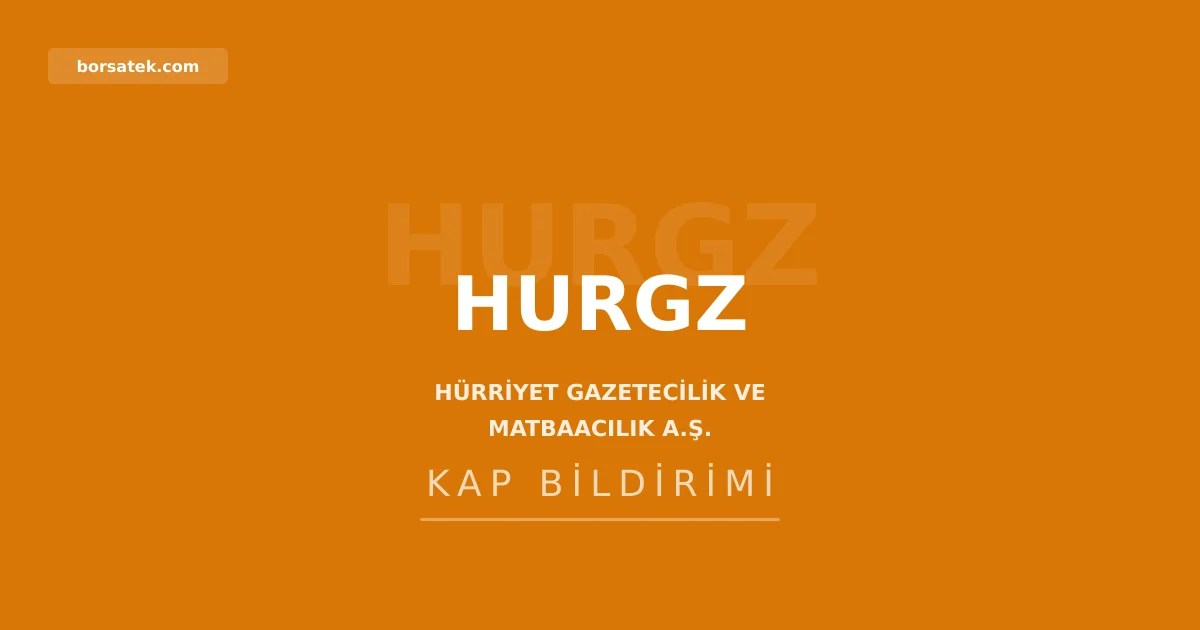 Hรผrriyet Gazeteciliฤin Adana'daki teรงhizat satฤฑลฤฑndan 34,4 milyon TL kรขr bekleniyor Borsatek