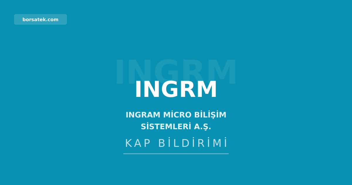 Ingram Micro Bilişim, Veeam'den 'Yılın En Hızlı Büyüyen Distribütörü' ödülünü aldı Borsatek