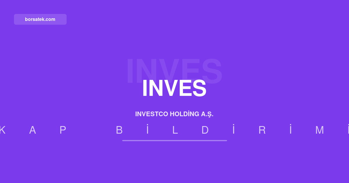 Investco Holding'e yeni genel müdür atandı Borsatek