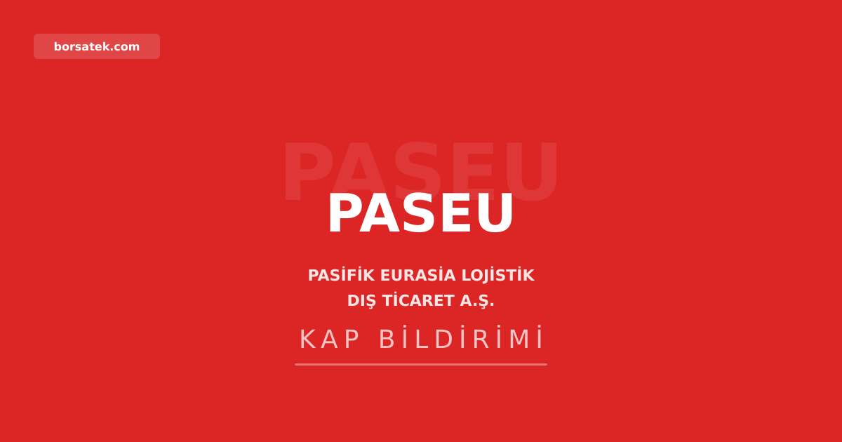 Pasifik Eurasia'nฤฑn ortak giriลimi Tekirdaฤ liman ihalesinde ikinci oldu Borsatek