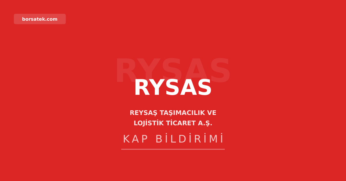 Reysaş Lojistik 6,2 MW'lık hidroelektrik santrali satın aldı Borsatek