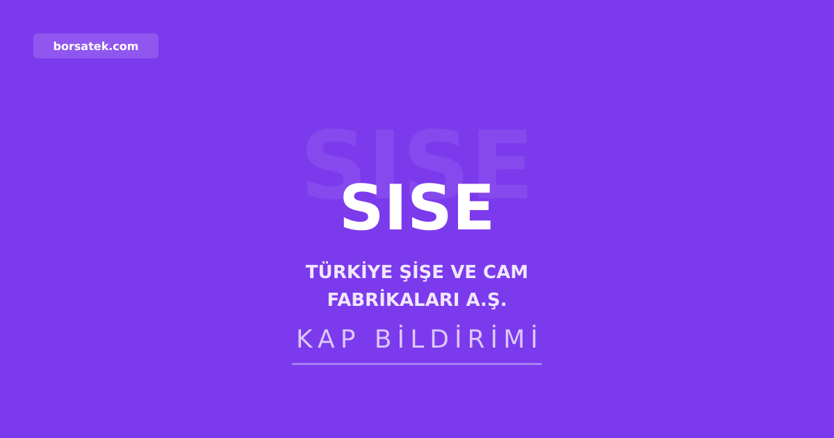 Şişecam'ın Mersin Tarsus kaplamalı cam hattı devreye girdi Borsatek