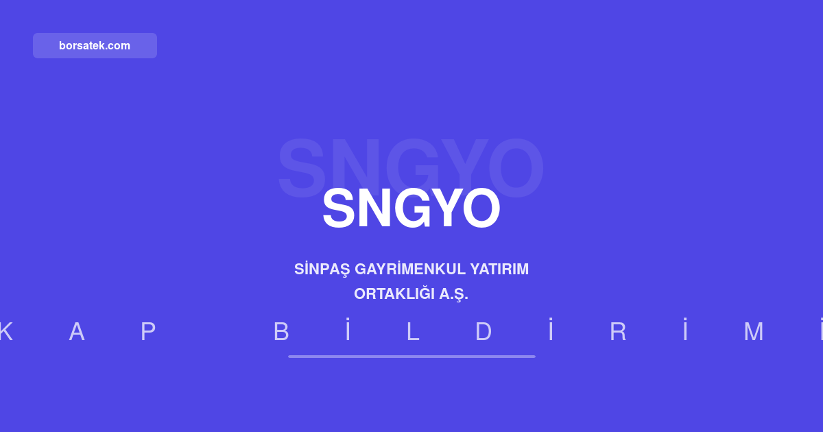 Sinpaล GYO'dan baฤฤฑmsฤฑz yรถnetim kurulu รผyesi Erman รete istifa etti Borsatek