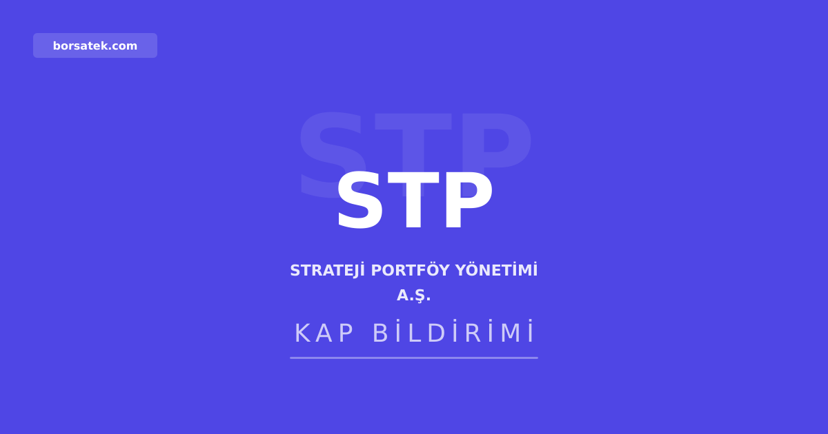 Strateji Portföy'ün varlıkları arttı, net dönem karı geriledi Borsatek