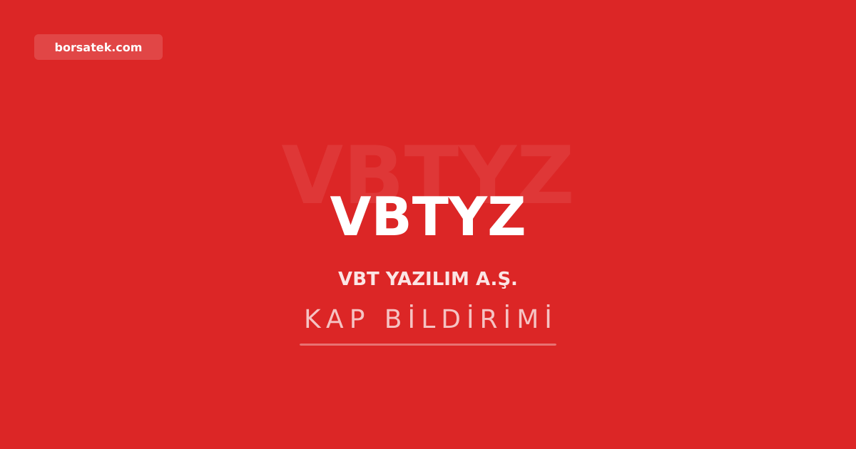 VBT Yazılım 439,9 milyon TL'lik SGK veri merkezi projesini aldı Borsatek