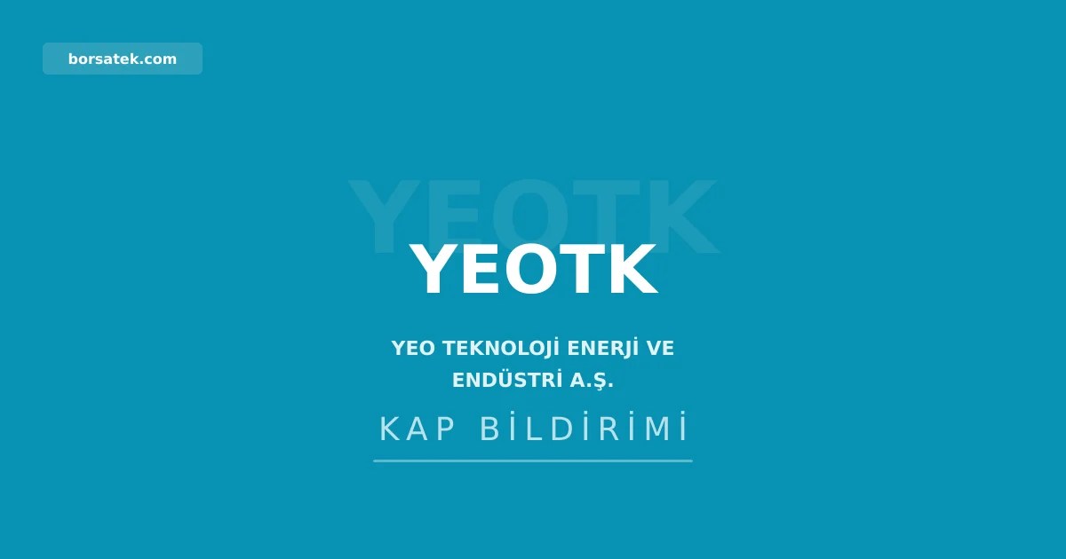 YEO Teknoloji'nin baฤlฤฑ ortaklฤฑฤฤฑ CALL Energy, Zambiya'da ikinci gรผneล enerjisi yatฤฑrฤฑmฤฑna baลladฤฑ Borsatek