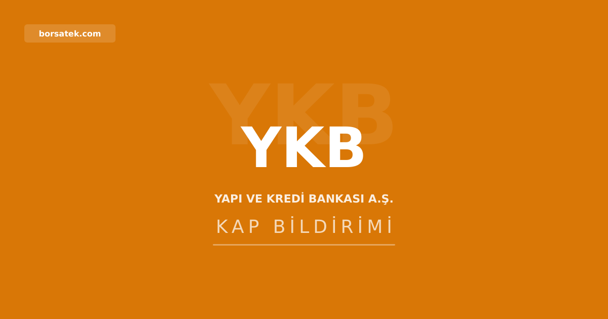 Yapฤฑ Kredi'de Genel Mรผdรผr Yardฤฑmcฤฑsฤฑ Akif Cahit Erdoฤan Gรถrevinden Ayrฤฑlฤฑyor Borsatek
