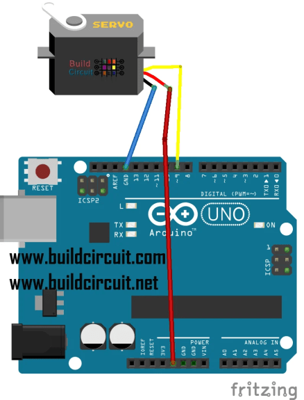 Arduino Project 5- How to use a servo with Arduino - BuildCircuit.COM