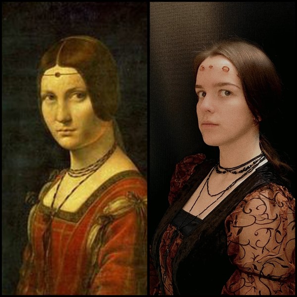 Kunstprojekt Gemalde Nachstellen Bettine Von Arnim Gesamtschule