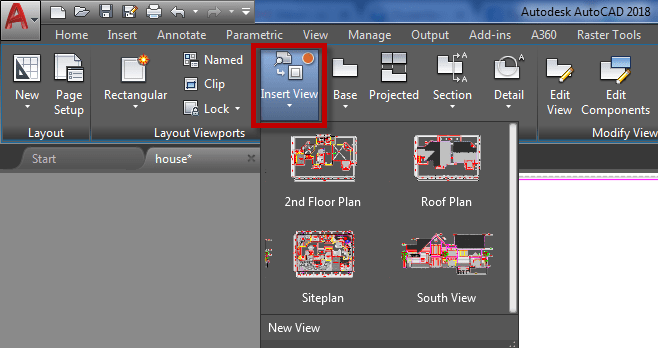 Belajar autocad dengan mudah, panduan cara menggunakan autocad. Bekerja Dengan New View Dan Insert View Di Autocad 2018 1 Cadnotes