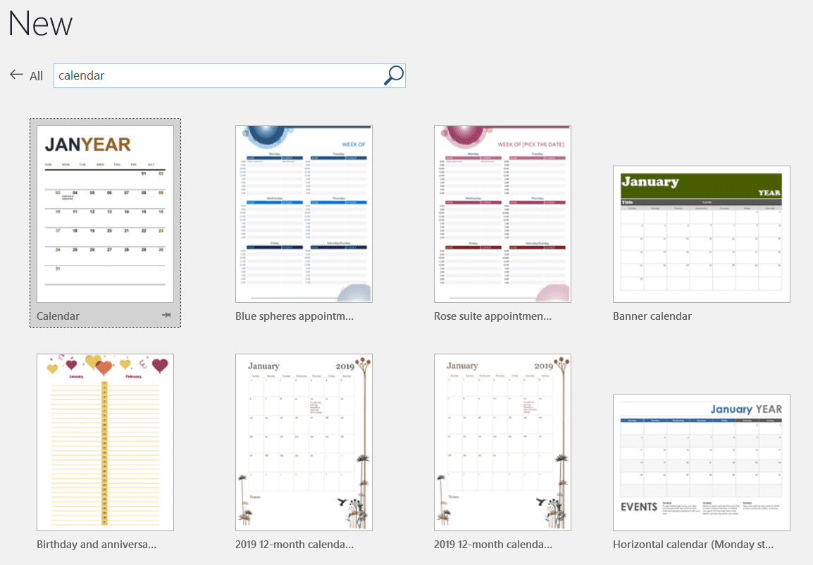 how to create a calendar in microsoft word calendar