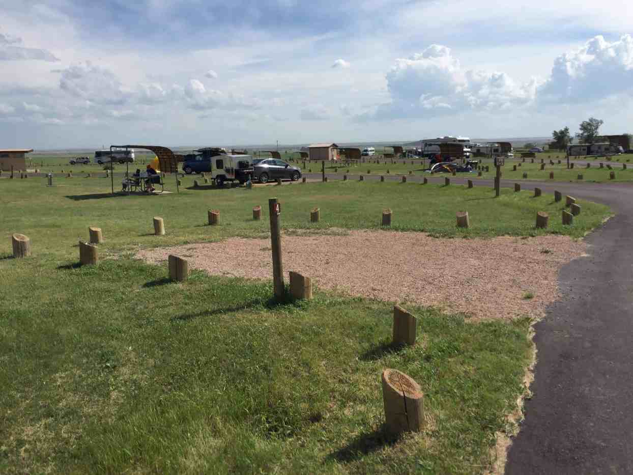 Cedar Pass Campground Interior South Dakota Rv Park