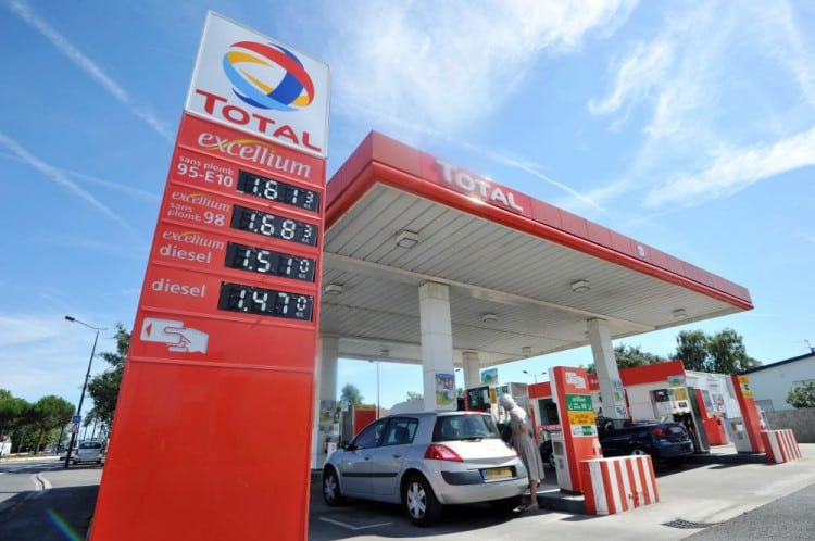 Station-service Total ZUP Le Port - Carte de La Réunion