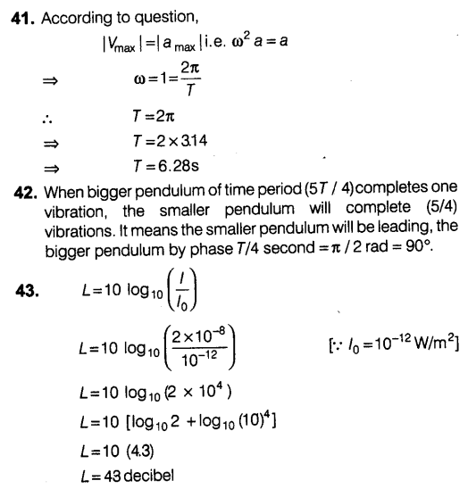 NEET Physics Chapter Wise Mock Test Waves and Oscillations CBSE Tuts