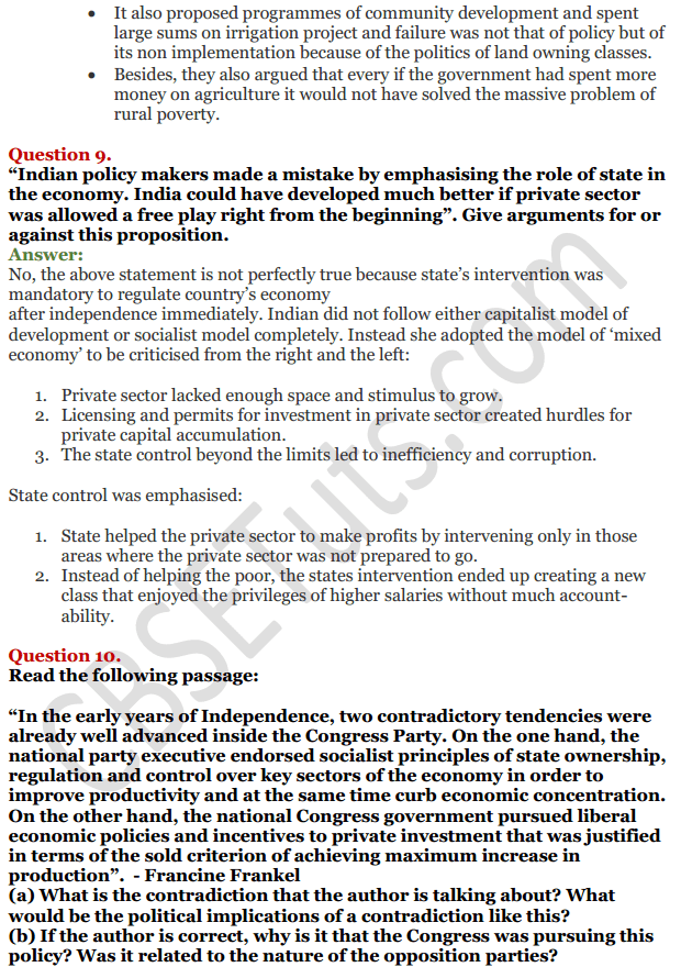 class of 12 2019 exam for NCERT Science Political Solutions Class Chapter 12 3