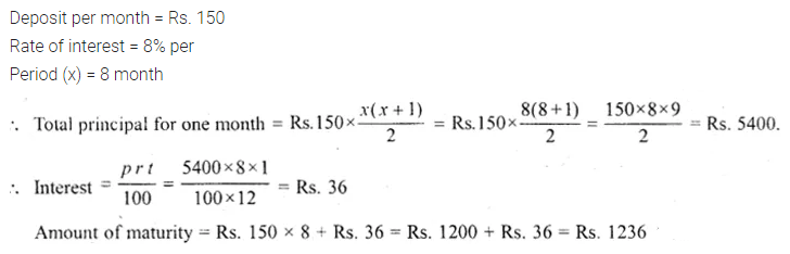 ML Aggarwal Class 10 Solutions for ICSE Maths Chapter 2 Banking Ex 2 ...