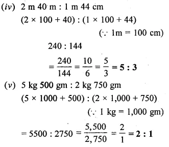 Selina Concise Mathematics Class 6 ICSE Solutions Chapter 11 Ratio Ex 11B 14