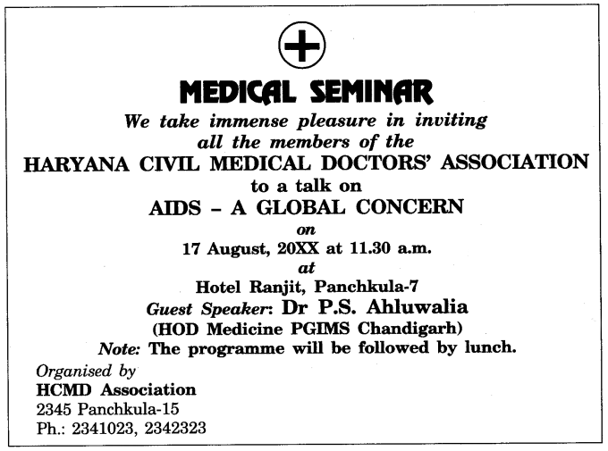 Invitation and Replies Class 12 Format, Examples CBSE Tuts