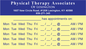 There are various ways to pay when shopping or sending money to friends and family in the modern age. Multiple Date Appointment Reminder Cards for Physical Therapists and Chiropractors