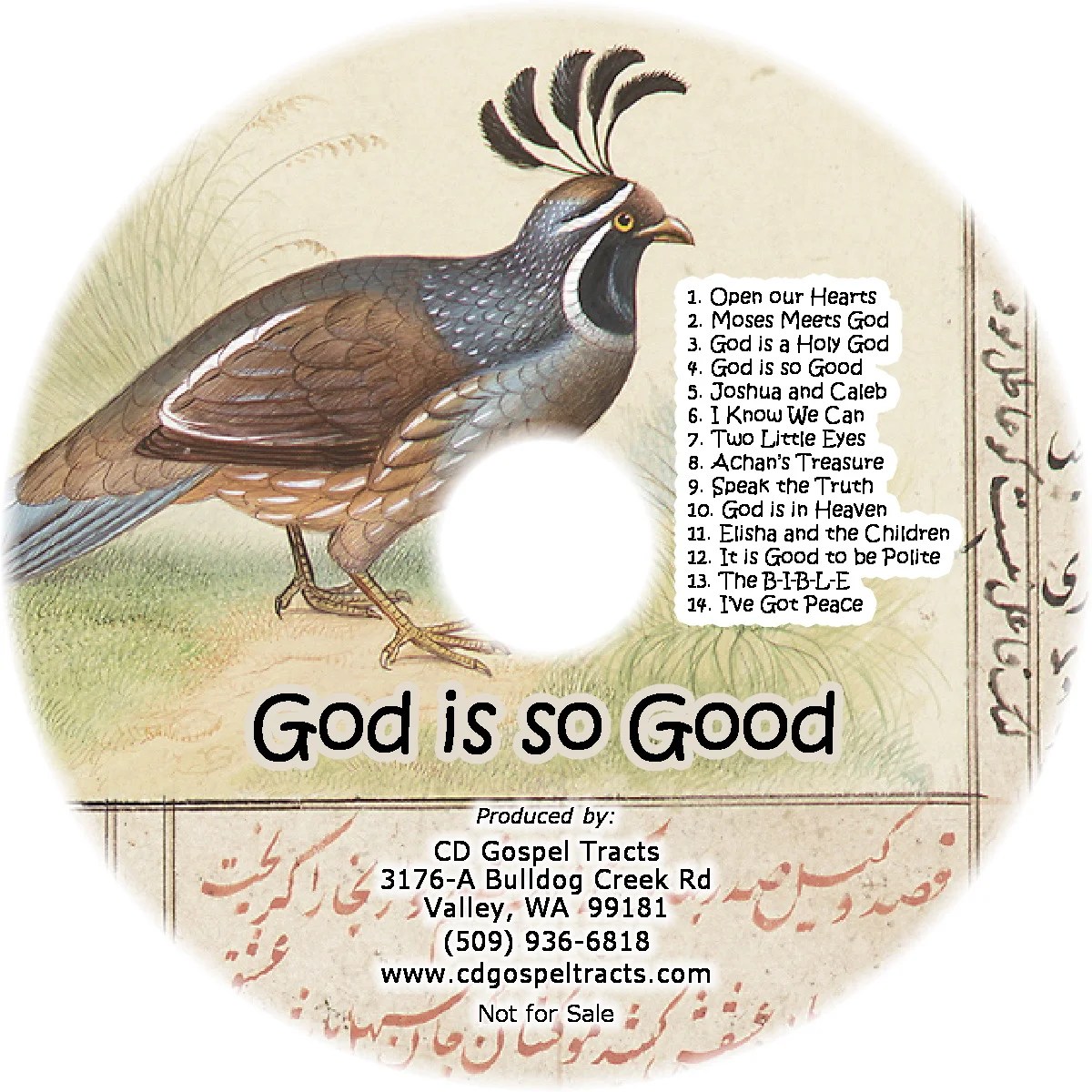 God Is So Good CD – CD Gospel Tracts