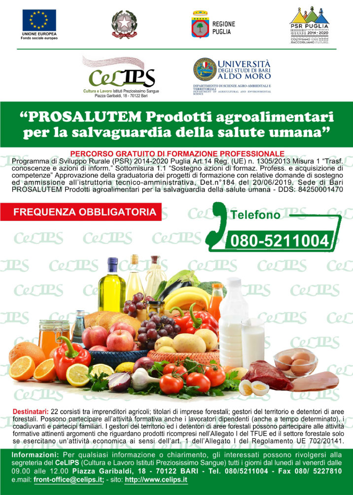 Prosalutem Prodotti Agroalimentari Per La Salvaguardia Della Salute Umana - Celips 1004_x_716_jpg