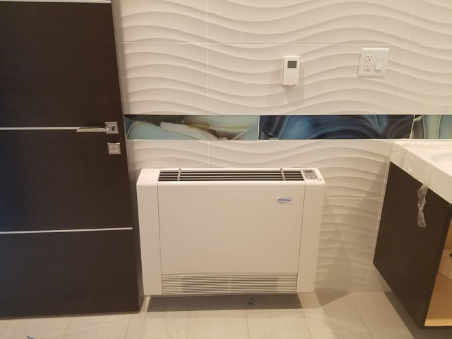 You'll need to move it as you go to access the others. FCU Chiller fan Coils | Ductless Air To Water Heat Pump