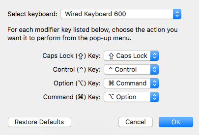Using A Windows Keyboard On Your Mac Remapping The Command And