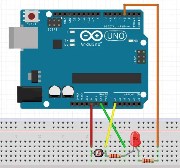 Pairing A Light Dependent Resistor With An Arduino Circuit Basics