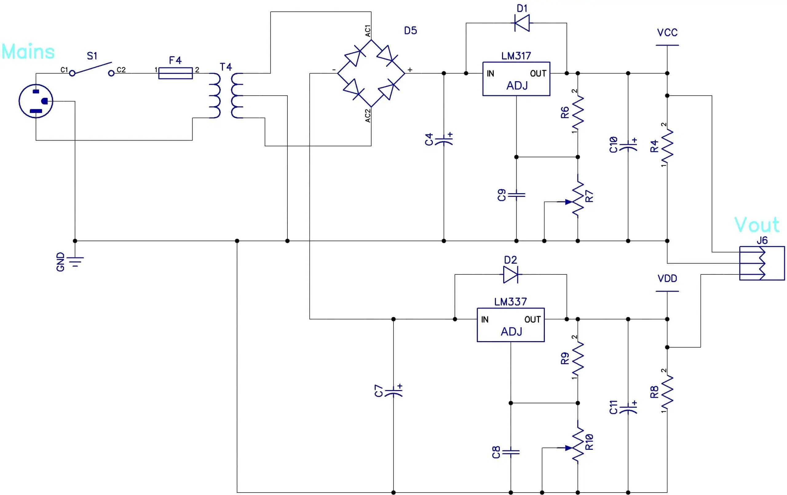 Schematic Diagram Of Power Supply 12v Wiring Diagram