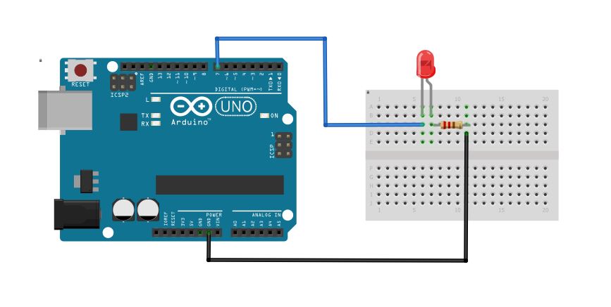 How To Make A Blinking Led Circuit On Breadboard - Wiring Diagram