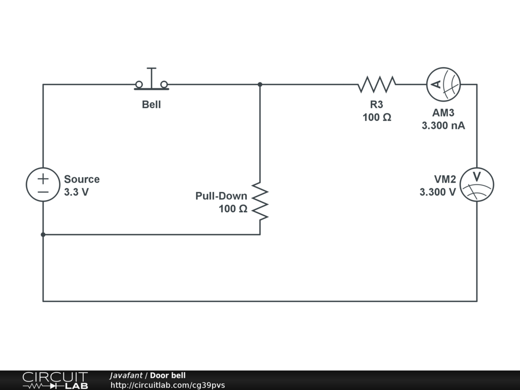 Simple Door Bell Circuit Diagram Circuit Diagram