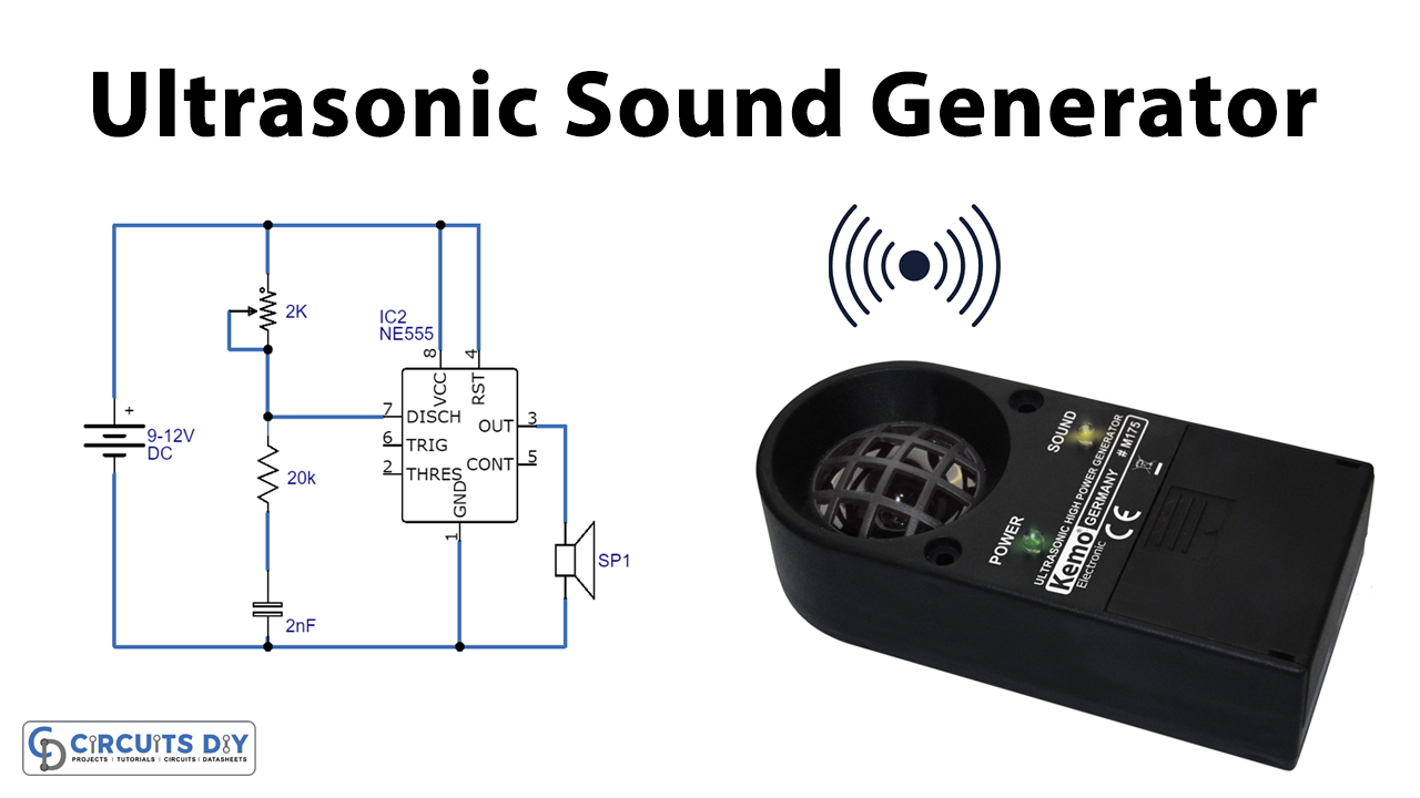 555 Ultra Low Frequency Signal Generator Circuit Circuit Diagram