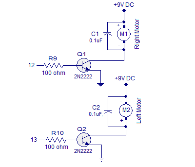 Simple Line Follower Robot Circuit Diagram - Circuit Diagram