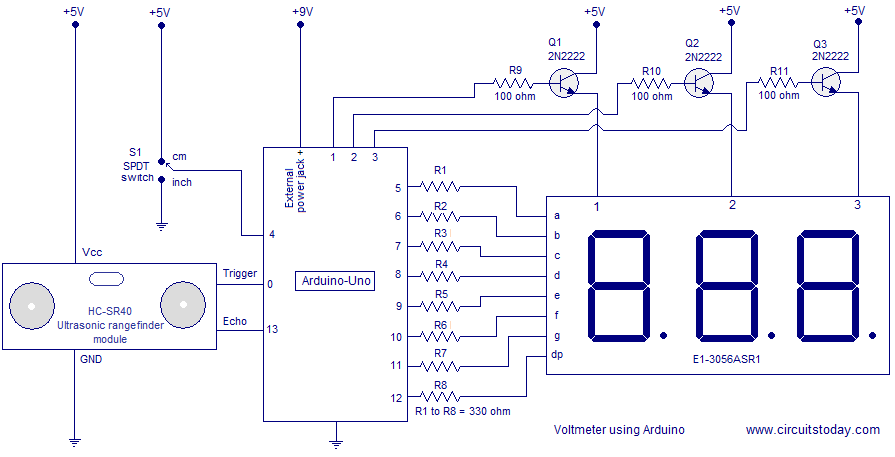 Ultrasonic Sensor Simple Circuit Diagram » Circuit Diagram