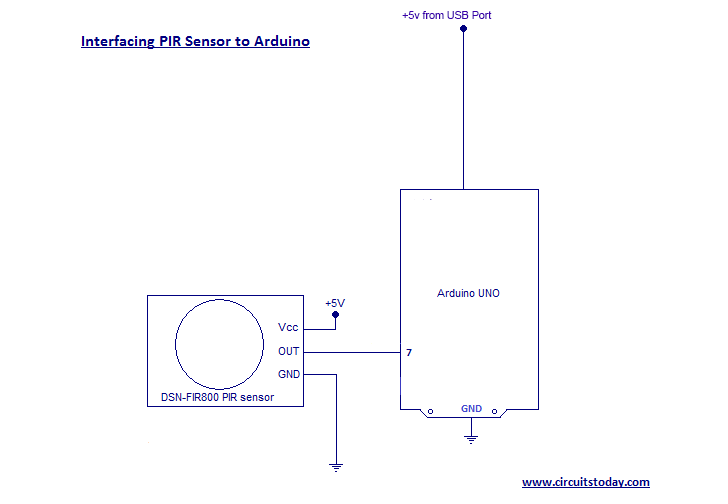 Pir Sensor Schematic Diagram