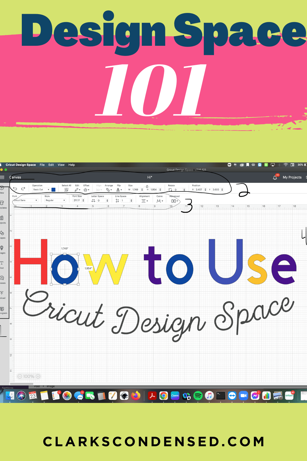 Cricut Space Design 101: The Ultimate Design Space Guide - Clarks Condensed