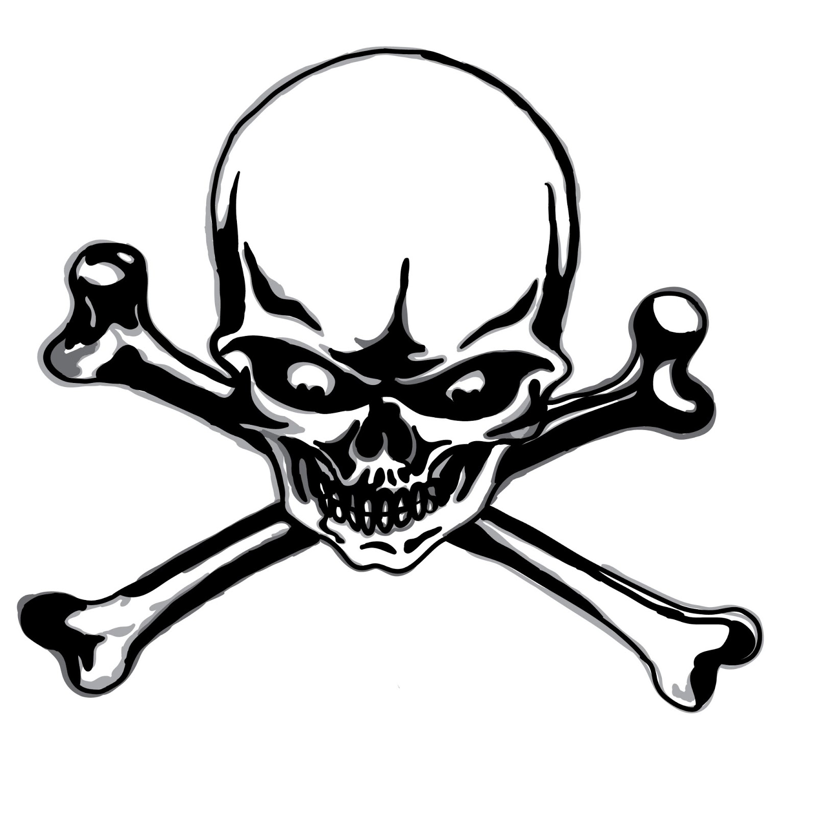 Simple Tribal Skull Tattoo Designs - Clipart Best 1600_x_1600_jpg