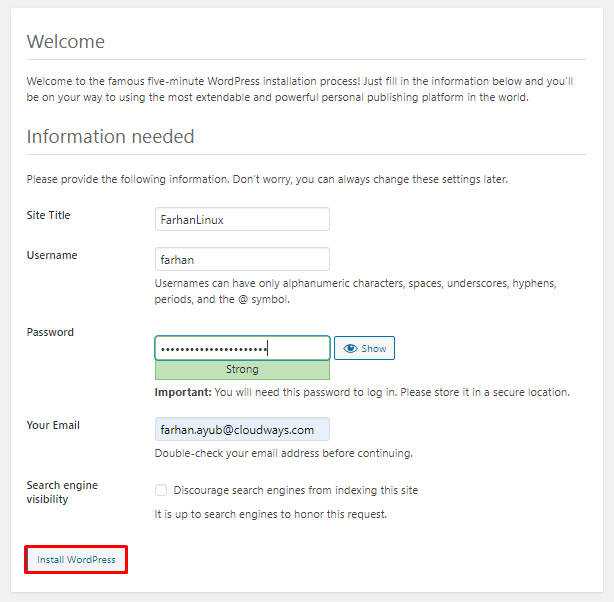 So, you must have a working lamp server installed on . How To Install Wordpress On Linux Distributions